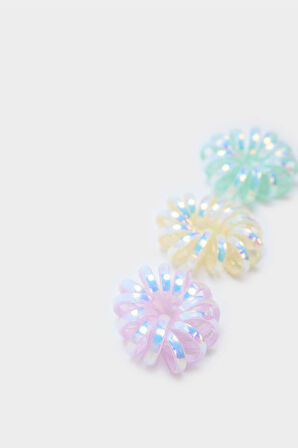 Kadın 3'lü Spiral Lastik Toka