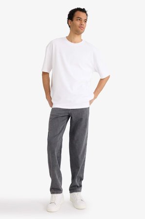 DeFacto Yumuşak Dokulu Wide Leg Jean Pantolon G2468AX25AUNM36