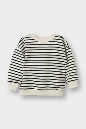Erkek Bebek Bisiklet Yaka İçi Yumuşak Tüylü 2'li Sweatshirt