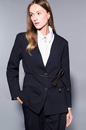 Regular Fit Ceket Yaka Blazer Ceket