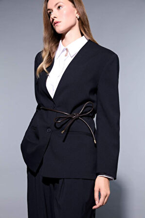 Regular Fit Ceket Yaka Blazer Ceket