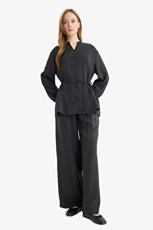 Wide Leg Geniş Paça Modal Pantolon