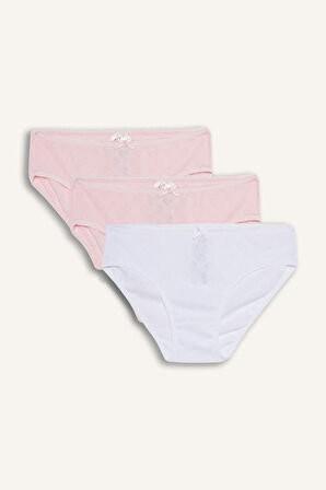 Kız Çocuk 3'lü Slip Külot
