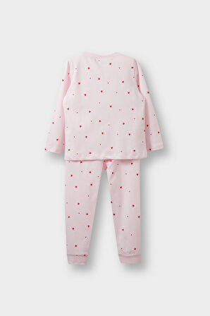 Kız Bebek Aristocats Pijama Takımı Uzun Kollu Üst Uzun Alt