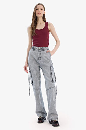 Fitted U Yaka Fitilli Kaşkorse Atlet