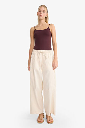Coool Barrel Fit Normal Bel Gabardin Pantolon