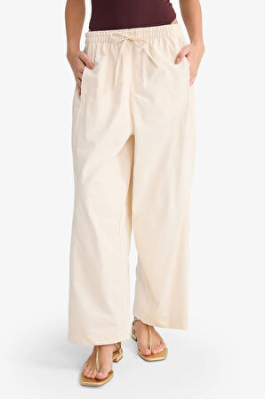 Coool Barrel Fit Normal Bel Gabardin Pantolon