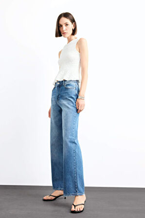 Straight Fit Jean Pantolon