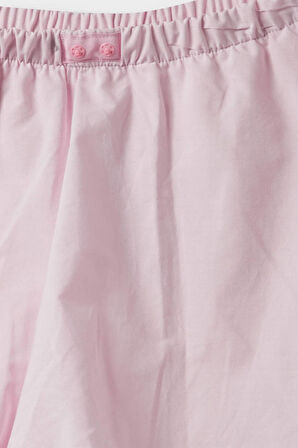 Kız Bebek Poplin Fiyonklu Balon Etek