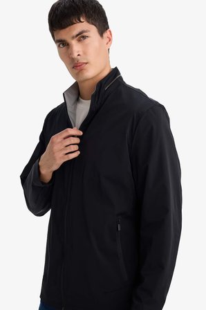 DeFacto REGULAR FIT Dik Yaka Fermuarlı Mont F8516AX26SPBK27