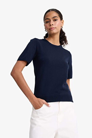 Regular Fit Bisiklet Yaka Kazak