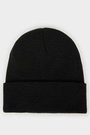 Erkek Baskılı Triko Bere