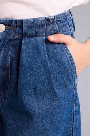 DeFacto %100 Pamuk Wıde Leg Jean Pantolon Kız Çocuk G9426A826SMNM28