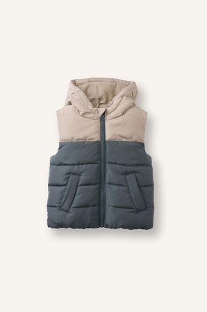 Su Geçirmez Polar Astarlı Yelek Erkek Bebek