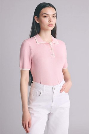 DeFacto Fitted Polo Yaka Kısa Kollu Triko Tişört C1498AX26SPPN475