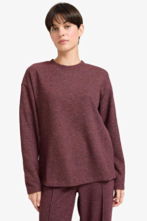 Relax Fit Bisiklet Yaka Sweatshirt