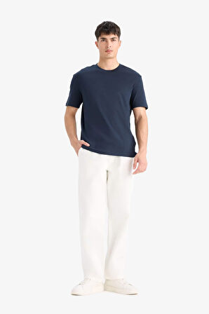 DeFacto %100 Pamuk Regular Fit Bisiklet Yaka Kısa Kollu Tişört E7961AX25AUNV64