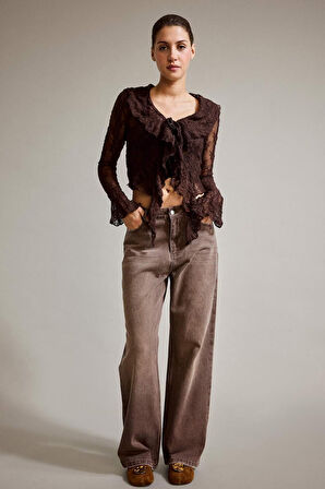 Wide Leg Geniş Bol Paça Jean Pantolon
