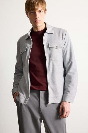 DeFacto Slim Fit Astarlı Fermuarlı Cepli Mevsimlik Mont D7533AX26SPGR221