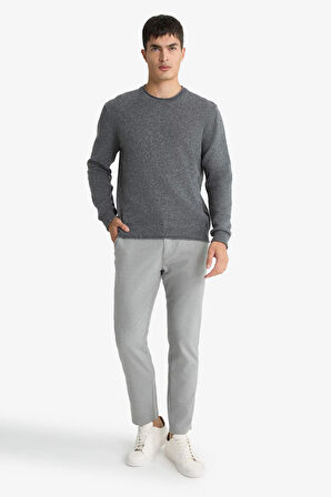 Standart Fit Bisiklet Yaka Triko Kazak