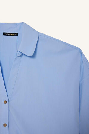 Poplin Uzun Kollu Gömlek