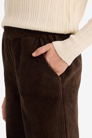 DeFacto Wide Leg Fitilli Kadife Pantolon Kız Çocuk E8295A825WNBN304