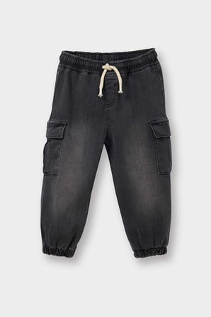 DeFacto %100 Pamuk Jogger Fit Jean Pantolon Erkek Bebek G6143A526SPNM55