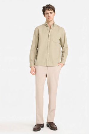 DeFacto Regular Fıt Gabardin Gömlek F1261AX26SPKH404