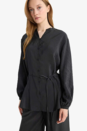 Regular Fit Modal Uzun Kollu Tunik