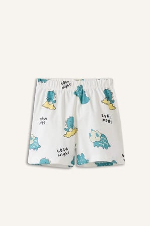 DeFacto %100 Pamuk Poplin 2'li Dokuma Pijama Erkek Bebek G8858A526SMER233