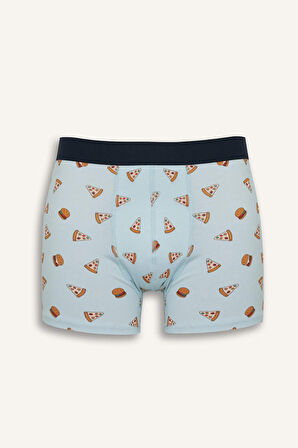 Regular Fit Baskılı 3'lü Boxer 