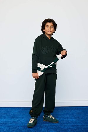 DeFacto Oversize Geniş Kalıp Kapüşonlu Baskılı İçi Yumuşak Tüylü Sweatshirt Erkek Çocuk G4382A825WNGN536