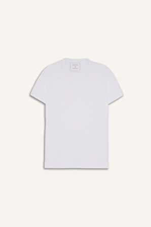 Slim Fit Dar Kesim Bisiklet Yaka Üst