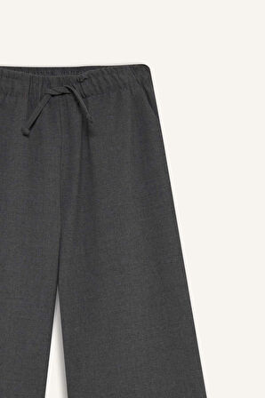 Kız Çocuk Wide Leg Geniş Paça Pantolon