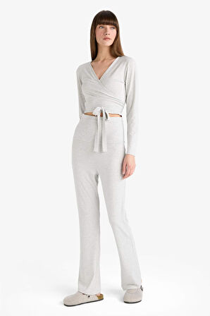 İspanyol Paça Tayt Pantolon-Fall in Love Loungewear