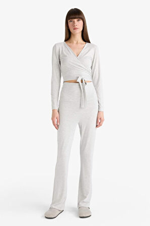 İspanyol Paça Tayt Pantolon-Fall in Love Loungewear