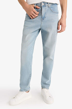 Relax Tapered Fit Dar Paça Jean Pantolon