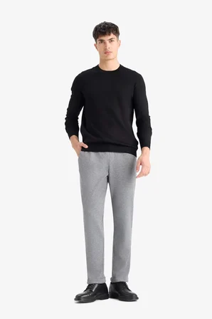 DeFacto Jogger Fıt Kısa Paça Penye Pantolon F0412AX25WNGR370