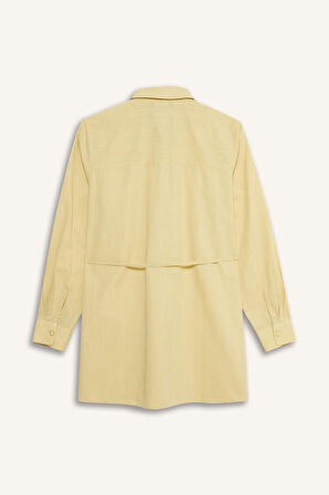 Regular Fit Poplin Uzun Kollu Tunik