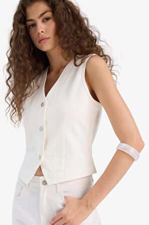 Jean Blazer Yelek