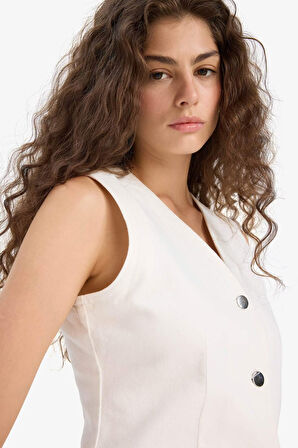 Jean Blazer Yelek