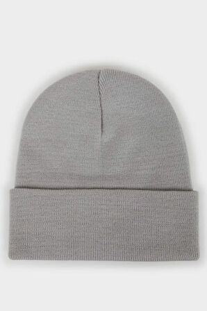 Erkek Baskılı Triko Bere