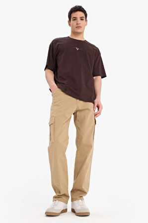 Vikings Valhalla Boxy Fit Bisiklet Yaka Sırt Baskılı Kısa Kollu Tişört