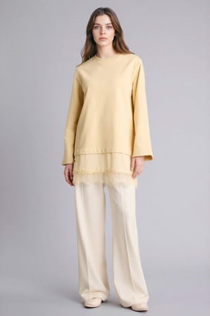 DeFacto %100 Pamuk Sweatshirt Tunik G9248AX26SPYL252