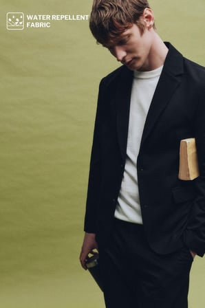 DeFacto Modern Fıt Krinkıl Blazer Ceket F9819AX26SPBK27