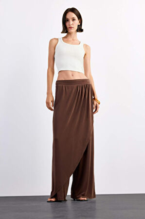 Relax Fit Normal Bel Düz Paça Modal Pantolon