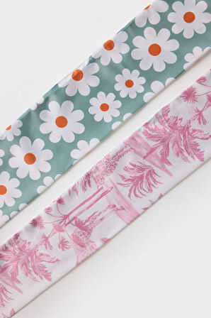 Kadın Desenli 2'li Fular