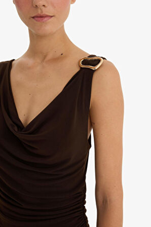 Regular Fit Kısa Kollu Elbise