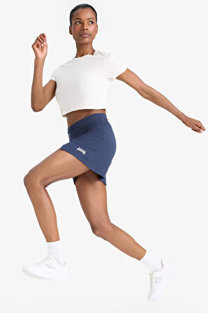 DeFactoFit NBA Los Angeles Lakers Standart Fit İçi Taytlı Mini Etek E3622AX25SMNV94