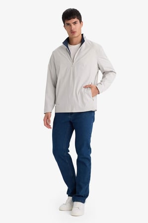 DeFacto REGULAR FIT Dik Yaka Fermuarlı Mont F8516AX26SPGR368